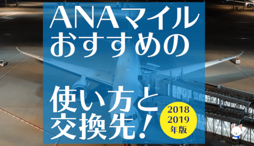 2019年版ANAマイルおすすめの使い方と一番お得な特典交換先! マイルの価値を高めるおすすめの使い道を紹介