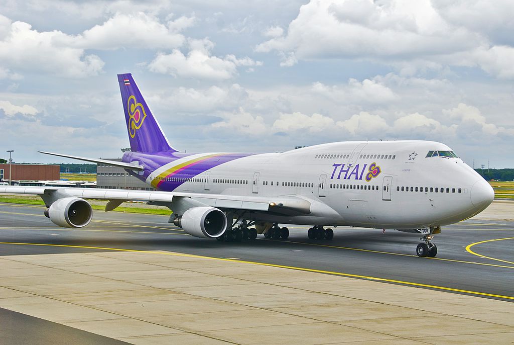 タイ航空B747