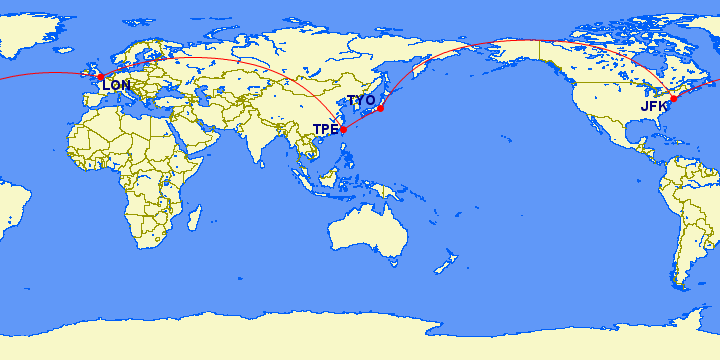 Ana スターアライアンス世界一周のおすすめルート 特典航空券の必要マイルとチケット価格も比較 マイルで100の世界遺産